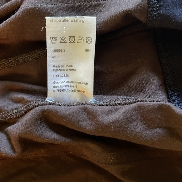 Orwell fairytale Sz 16 brown with black horizontal black stripes zip up jacket - Picture 7 of 9